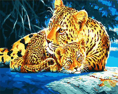Animal Paint By Numbers Kits UK GX23059