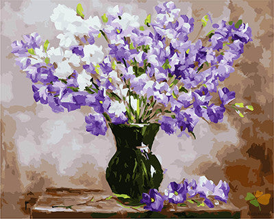 Flower Paint By Numbers Kits UK GX23065