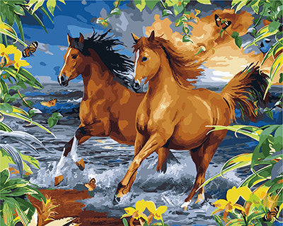 Animal Paint By Numbers Kits UK GX23077