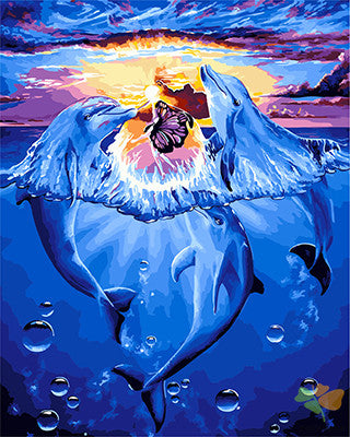 Animal Paint By Numbers Kits UK GX23083