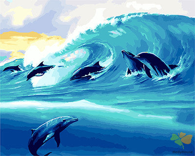 Animal Paint By Numbers Kits UK GX23084