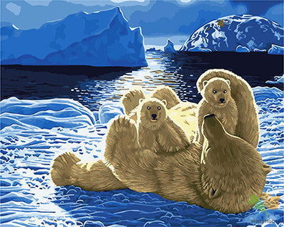 Animal Paint By Numbers Kits UK GX23087