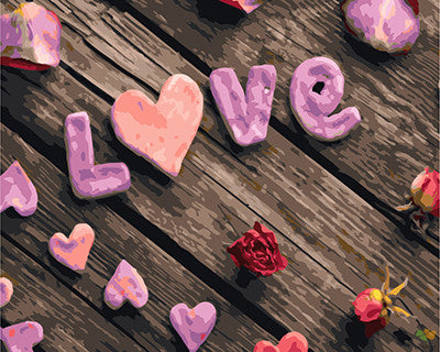 Love Paint By Numbers Kits UK GX23116