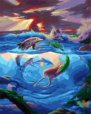 Animal Paint By Numbers Kits UK GX23139