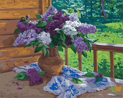 Flower Paint By Numbers Kits UK GX23228