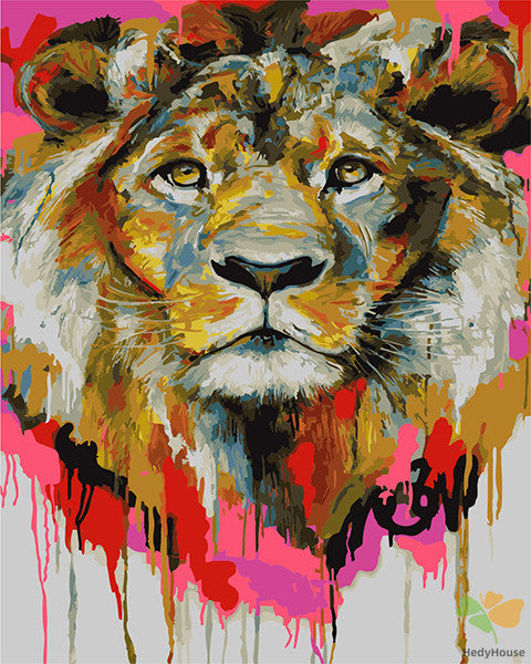 Animal Paint By Numbers Kits UK GX23240