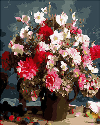 Flower Paint By Numbers Kits UK GX23335