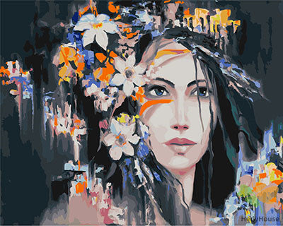 Portrait Paint By Numbers Kits UK GX23442