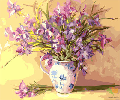 Flower Paint By Numbers Kits UK GX23445