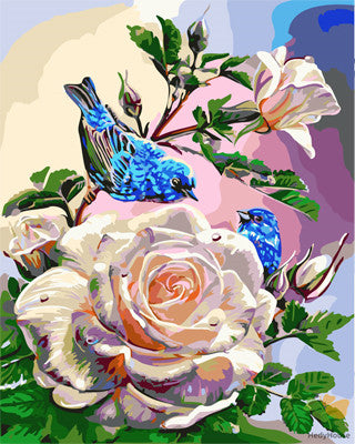Flower Paint By Numbers Kits UK GX23462
