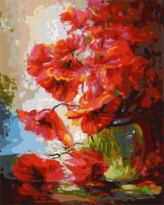 Flower Paint By Numbers Kits UK GX23505