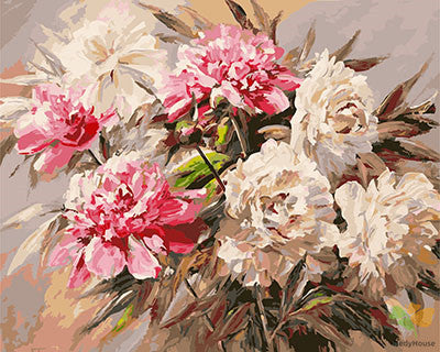 Flower Paint By Numbers Kits UK GX23568