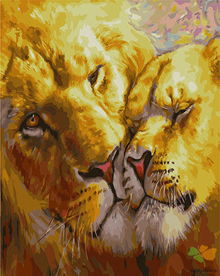 Animal Paint By Numbers Kits UK GX23624