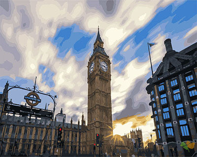 City Paint By Numbers Kits UK GX23680