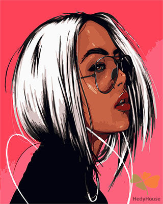 Portrait Paint By Numbers Kits UK GX23711