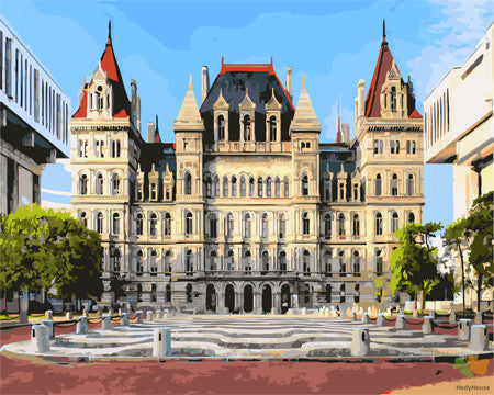 City Paint By Numbers Kits UK GX23749