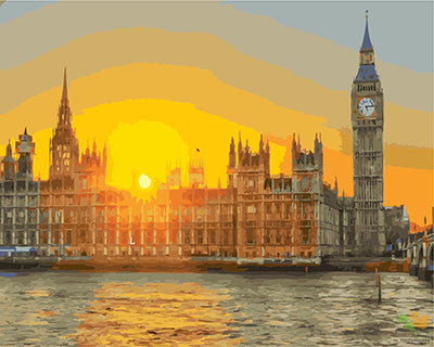 City Paint By Numbers Kits UK GX23842