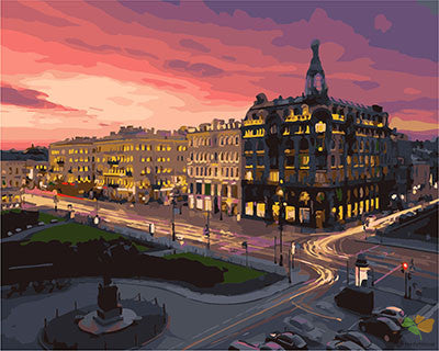 City Paint By Numbers Kits UK GX23857