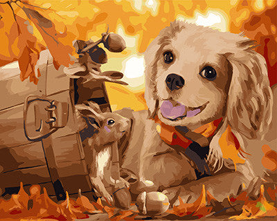 Cat & Dog Paint By Numbers Kits UK GX24009