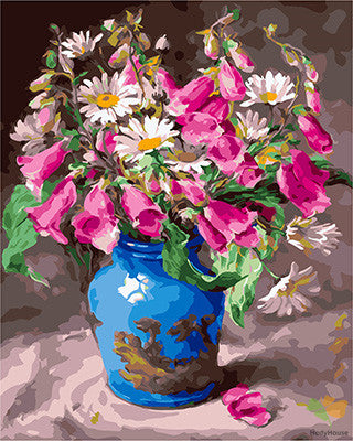 Flower Paint By Numbers Kits UK GX24022