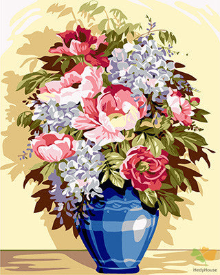 Flower Paint By Numbers Kits UK GX24140