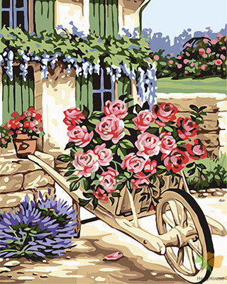 Flower Paint By Numbers Kits UK GX24171