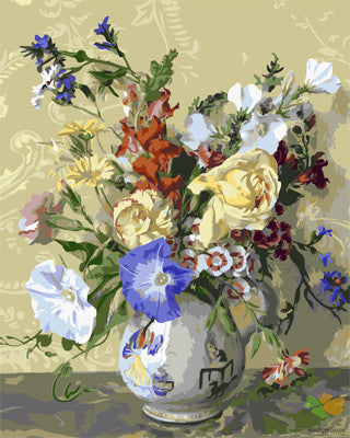Flower Paint By Numbers Kits UK GX24263
