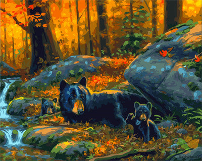 Animal Paint By Numbers Kits UK GX24266