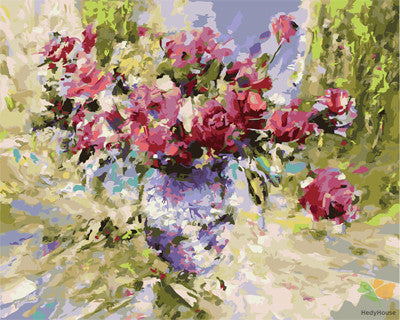 Flower Paint By Numbers Kits UK GX24272