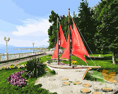 Seascape Paint By Numbers Kits UK GX24387