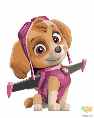 Cartoon Paint By Numbers Kits UK GX24478