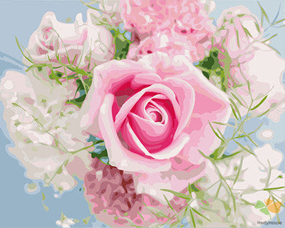 Flower Paint By Numbers Kits UK GX24514