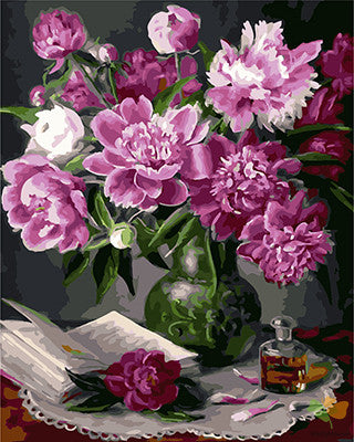 Flower Paint By Numbers Kits UK GX24634