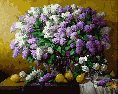 Flower Paint By Numbers Kits UK GX24671