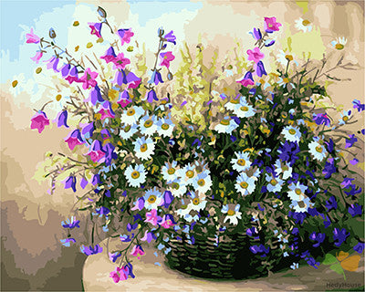 Flower Paint By Numbers Kits UK GX24767