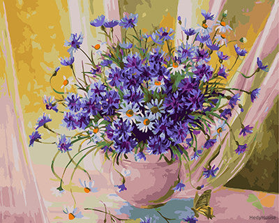 Flower Paint By Numbers Kits UK GX24770