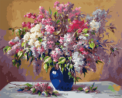 Flower Paint By Numbers Kits UK GX24783