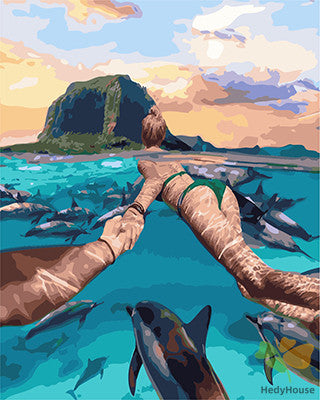 Portrait Paint By Numbers Kits UK GX24878