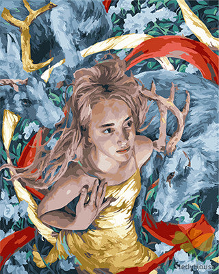 Portrait Paint By Numbers Kits UK GX24890