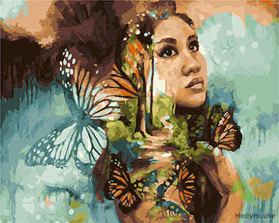 Portrait Paint By Numbers Kits UK GX24891