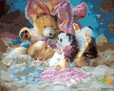 Animal Paint By Numbers Kits UK GX24945