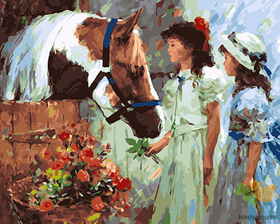 Portrait Paint By Numbers Kits UK GX24955