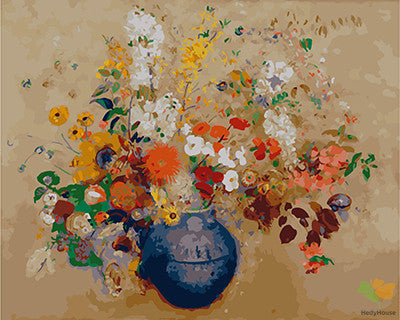 Flower Paint By Numbers Kits UK GX25029