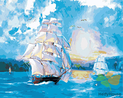 Seascape Paint By Numbers Kits UK GX25060