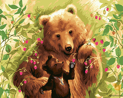 Animal Paint By Numbers Kits UK GX25087