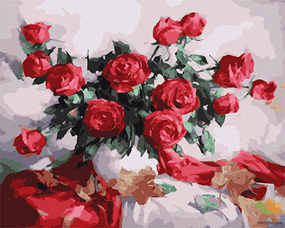 Flower Paint By Numbers Kits UK GX25144