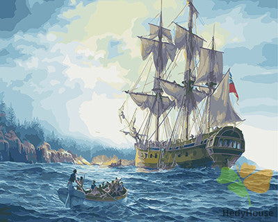 Seascape Paint By Numbers Kits UK GX25207