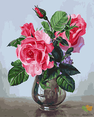 Flower Paint By Numbers Kits UK GX25264