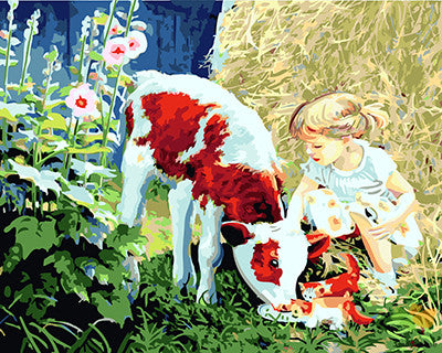 Animal Paint By Numbers Kits UK GX25292