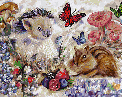 Animal Paint By Numbers Kits UK GX25296